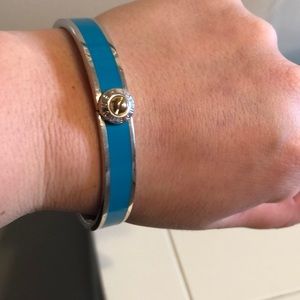 Henri Bendel bracelet- turquoise and silver